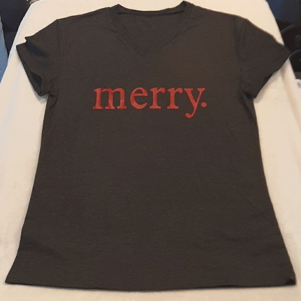 Christmas Holiday Theme Tee Shirt